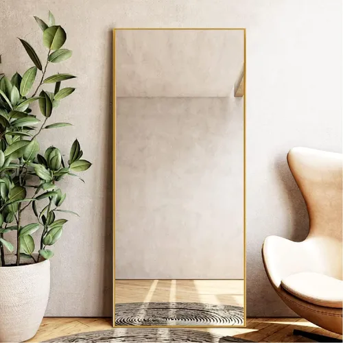 Vista 19 de NicBex Espejo de pared, espejo de aleación de aluminio de 36 x 24 pulgadas, espejo de pared para dormitorio, baño (horizontal/vertical), sala