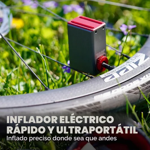 Vista 3 de SILCA ELETTRICO - Bomba eléctrica para bicicleta, bomba digital para neumáticos de bicicleta con apagado automático, recargable USB-C, ultraligera