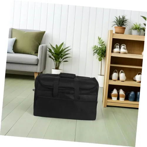 Vista 5 de Bolsa de tambor resistente con diseño simple de cremallera, bolsa de tambor de tela Oxford para cajón y accesorios, conveniente estuche