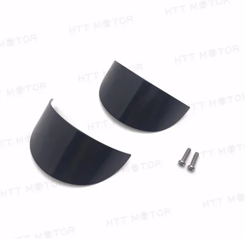 Vista 3 de Viseras de señal de giro negras compatibles con H-D 86-92 FXRT 86-90 FLST 88-Later FLSTC 94-Later FLHR