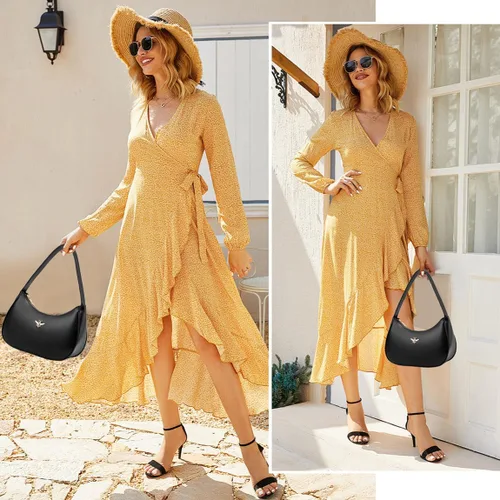 Vista 3 de BAIKELI Bolso de hombro en forma de media luna para mujeres, pequeño bolso al hombro clásico retro, de estilo embrague, bolso tipo hobo, bolso