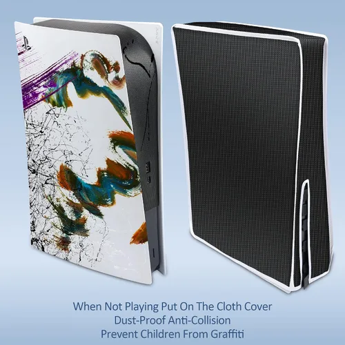 Vista 6 de Wabracket Dust-proof kits for PS5, with Console Dust Protection Cover , 2pcs Dust Filters , 8 dust-proof silicone plugs . Detachable Dust Kits for