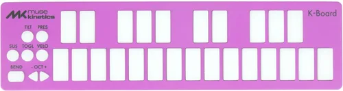 Vista 7 de K-Board-C Colorido controlador de teclado USB MPE MIDI de 25 teclas con USB-C (lima)