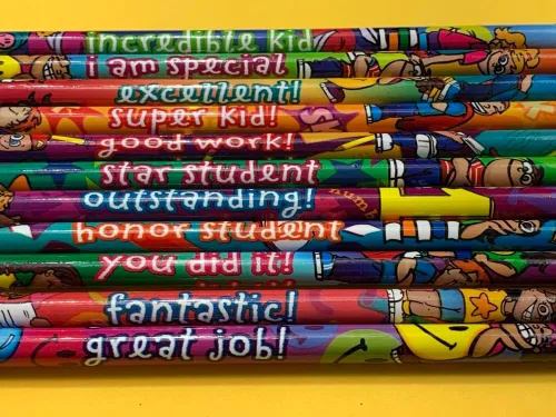 Vista 6 de Geddes - Plumas incentivadoras, con frases para niños. 144 unidades (64244)