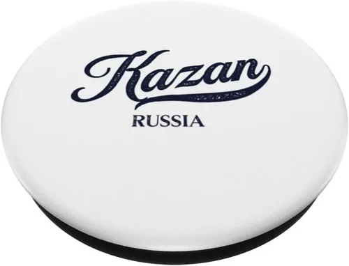 Vista 2 de Retro Rusia City - PopSockets vintage Kazan PopGrip intercambiables
