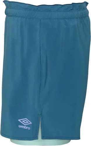 Vista 2 de Umbro Pantalones cortos para correr 2 en 1 para niñas