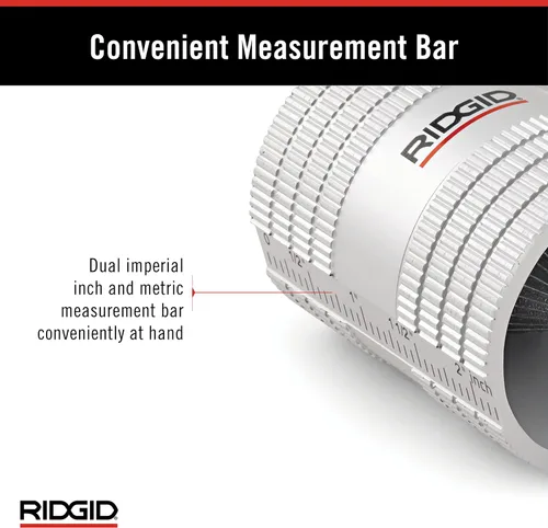 Vista 6 de RIDGID 29983 Modelo 223S 1/4" a 1-1/4" Escariador interior/exterior de cobre y acero inoxidable para tubos y tuberías, pequeño (Paquete de 12)