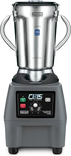 Vista 14 de Waring Licuadora Comercial CB15P Ultra Resistente de 3.75 HP, controles de panel táctil eléctrico con copoliéster libre de BPA, contenedor de 1