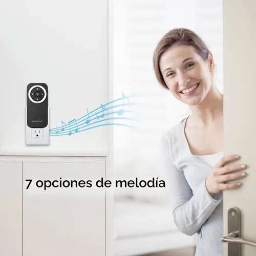 Vista 7 de Wasserstein Timbre de timbre – Compatible con el timbre Blink Video Doorbell (paquete de 1, negro)