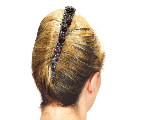 Vista 6 de NM110-2-6d1 - Juego de 6 pinzas de metal resistentes para el cabello para mujeres y niñas