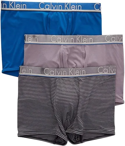 Vista 7 de Calvin Klein Troncos Comfort Micro Multipack para hombre Rojo/azul (biking red/dusty blue/capsize)