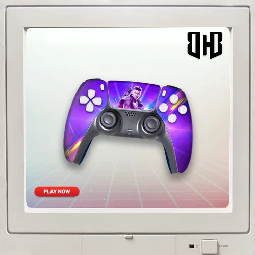 Vista 172 de Battman Custom PS-5 Controller Wireless compatible with Play-Station 5 Console by BCB Controllers Proudly Customized in USA with Permanent