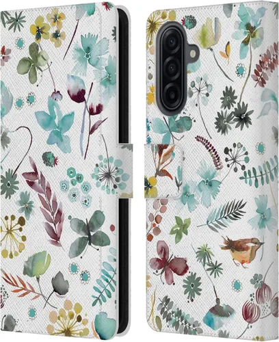 Vista 216 de Head Case Designs Officially Licensed Ninola Butterfly Nature Spring Floral Leather Wallet Case Compatible with Samsung Galaxy A07 4G