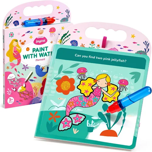 Vista 11 de JoyCat Libro para colorear de agua oceánica para niños pequeños de 1 a 3