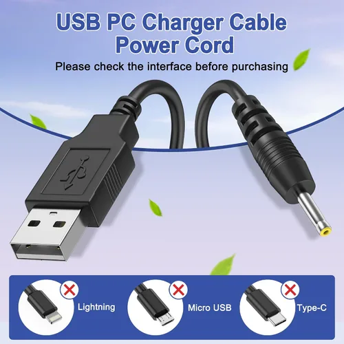Vista 3 de Digipartspower Cable de alimentación USB para teléfono satelital Qualcomm Globalstar GSP-1700