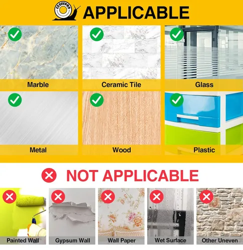 Vista 3 de Cinta de doble cara, cinta de montaje para arte y manualidades, cinta nanoadhesiva de dos caras, tiras transparentes de doble pegado, cinta de pared