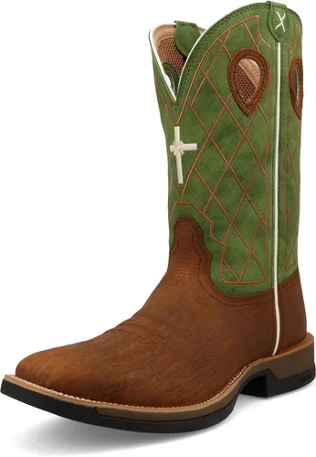 Vista 15 de Twisted X Botas Tech X de 12 pulgadas para hombre, punta cuadrada ancha con Tech X