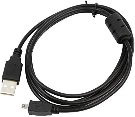 Vista 4 de Cable cargador de cámara Olympus VR-340 de 4.9 ft, cable de datos de carga USB para Olympus VR Series: VR-310 / VR-320 / VR-325 / VR-330 / VR-340