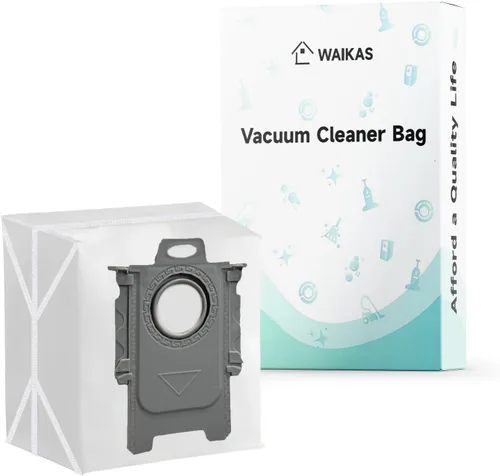 Vista 14 de WAIKAS Paquete de 6 bolsas de polvo E25 E28 para aspiradoras Eufy E28 Omni, E25 Omni y E20, accesorios de repuesto de gran capacidad