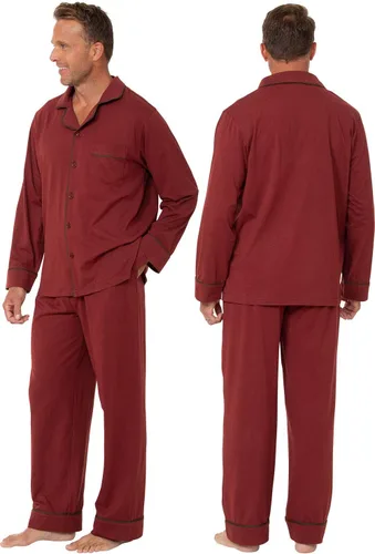 Vista 2 de PajamaGram Pajamas For Men - Mens PJs Sets, Classic, 100% Cotton