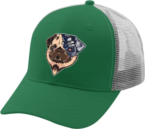 Vista 2 de Cap Pug Dog Dad Hat, Graphic Caps for Men