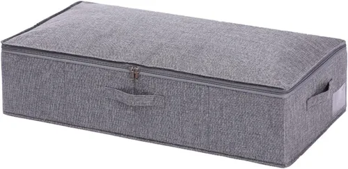 Vista 5 de Bolsas de almacenamiento de ropa transpirables plegables para debajo de la cama, caja de almacenamiento para ropa de cama de edredón, colchas