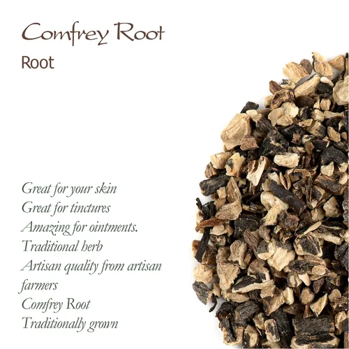 Vista 5 de Raíz de consuelda seca - Raíces de consuelda seca Comfrey Root Herb