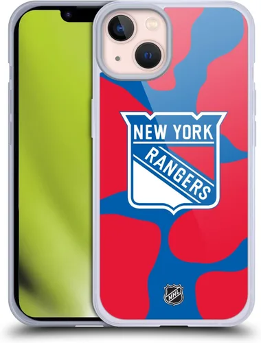 Vista 142 de Head Case Designs Funda de gel suave con licencia oficial de la NHL Camouflage New York Rangers compatible con Apple iPhone 7 Plus/iPhone 8 Plus