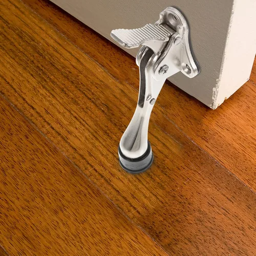 Vista 4 de Tope de puerta superior para puerta, resistente, soporte de cuña abierta, soporte de cuña de seguridad, tope de cuña