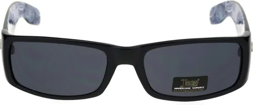 Vista 2 de Locs Gangster Bandana Print Arm Classic Rectangular Cholo Gafas de sol