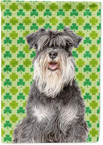 Vista 12 de Caroline's Treasures SS4442GF Affenpinscher Bandera de jardín con retrato de trébol del día de San Patricio para buzón, bandera decorativa