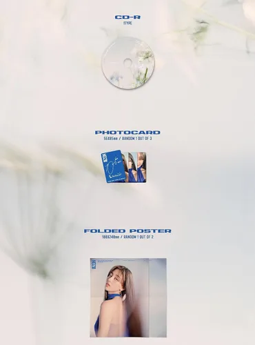 Vista 3 de TWICE JIHYO ZONE 1st Mini Album Version Folding poster on pack+Photocard+Polaroid+Sticker+Tracking Sealed