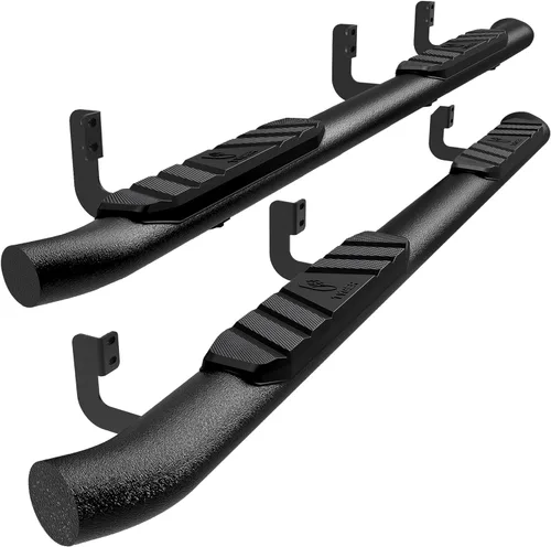 Vista 7 de Tyger Auto 3.5" Rider Running Boards Compatible with 2005-2026 Nissan Frontier Crew Cab TG-SS2N35207 Side Step Rail Nerf Bars Acero inoxidable