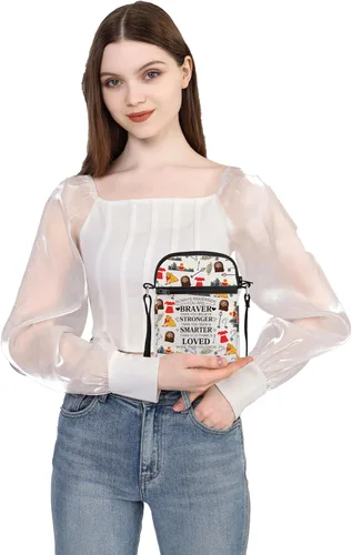 Vista 20 de WSNANG Bolso cruzado de lona para teatro huérfano inspirado en el musical, bolso de hombro para fanáticos del teatro musical