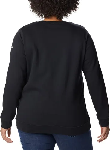 Vista 7 de Columbia Camiseta gráfica Trek para mujer, logotipo negroguión, talla 1X Plus