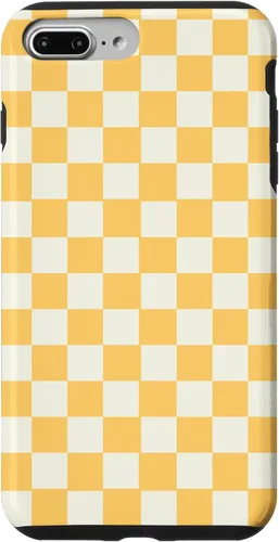 Vista 12 de Yellow Checkered Checker Checkerboard Classic Pattern Case for iPhone 17