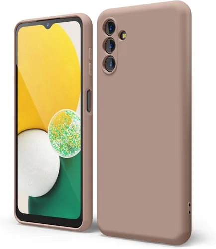 Vista 270 de oakxco Funda para teléfono Samsung Galaxy A12 con agarre de silicona líquida, linda delgada fina suave cubierta de gel de goma TPU lisa para mujeres