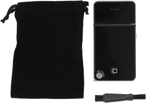 Vista 9 de Sonew Afeitadora eléctrica recargable para hombre, recortadora de barba para rostro, nariz y orejas, con cargador USB