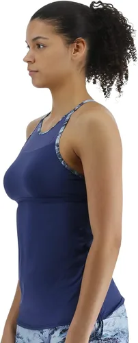 Vista 3 de TYR Camiseta tankini Tessa estándar para mujer, para natación, yoga, fitness y entrenamiento