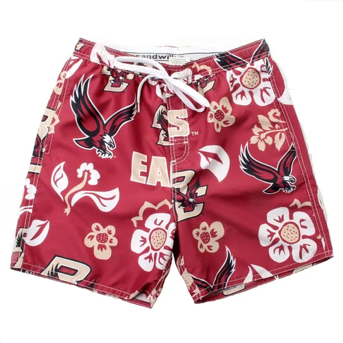 Vista 54 de Wes and Willy NCAA Traje de baño floral para hombre