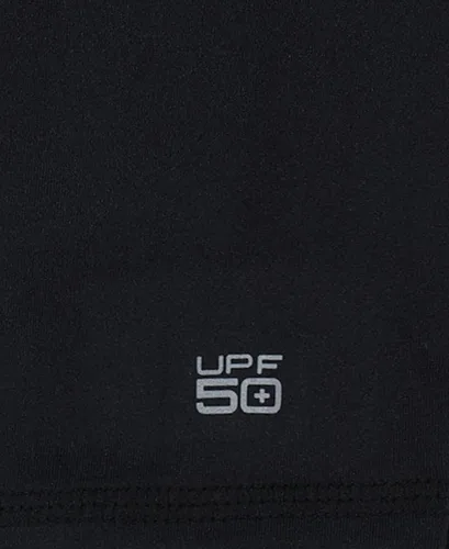Vista 2 de Under Armour Camiseta de manga larga para niña, diseño de logotipo, UPF 50
