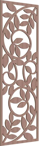 Vista 82 de 9 3/8"W x 24 3/8"H x 1/4"T Utica Decorativo Fretwork Madera Paneles de Pared, Abedul
