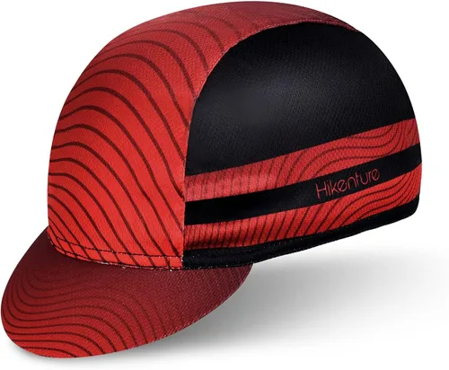 Vista 11 de Hikenture Gorra de ciclismo, gorra de calavera refrescante con visera solar, transpirable, forro de casco de verano para hombres y mujeres Negro