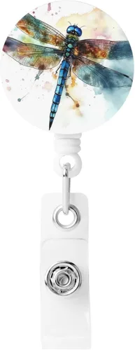Vista 12 de Soporte retráctil para tarjetas de identificación con estampado de piedras de hierba, clips de carrete de insignia, lindo clip para tarjetas