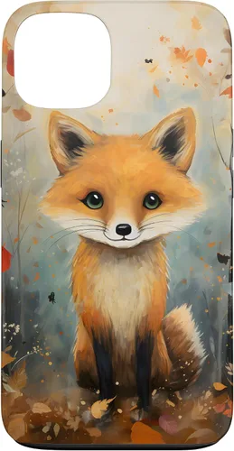 Vista 7 de Cute Fox Fall Woodland Forest Autumn Leaves Case for iPhone 17