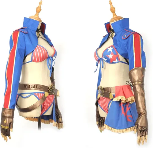 Vista 4 de Traje de mujer para disfraz de anime de cosplay