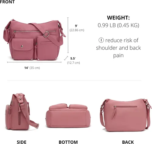 Vista 3 de Scarleton Crossbody Bags for Women, Crossbody Purses for Women, Women's Crossbody Handbags with Multiple Pockets, H1800
