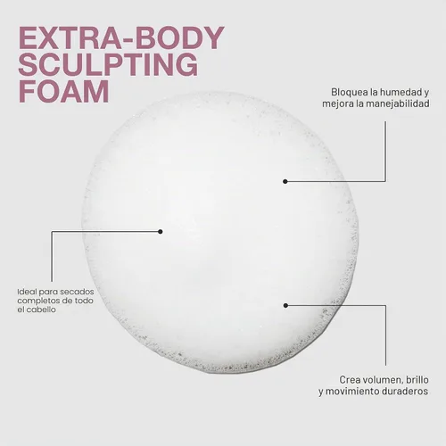 Vista 2 de Paul Mitchell Extra-Body Sculpting Foam, Adds Fullness, Touchable Finish, For Fine Hair