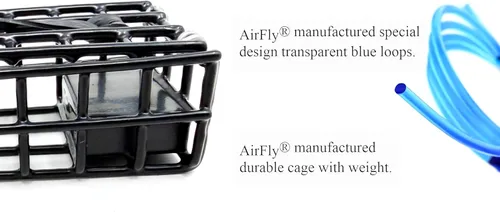 Vista 7 de AirFly Castable Crab Trap for Pier, Jetty & Surf - 6-Loop Fishing Pole Crab Trap Dungeness, Blue & Rock Crabs Lead-Free CA, OR, WA, MD & FL
