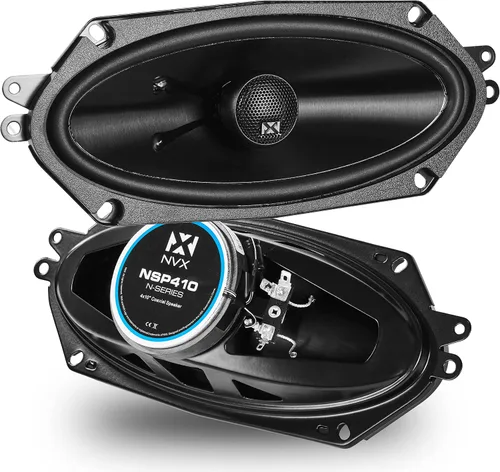 Vista 15 de NVX NSP35 - Altavoces para automóvil de 3.5 pulgadas, 200 W máximo, 70 W RMS, coaxial de 2 vías con tweeters de cúpula de seda y X-overs integrados